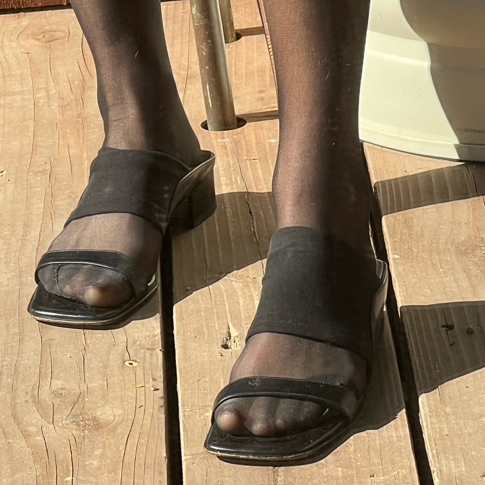 Ferragamo Chunky Heel Sandals